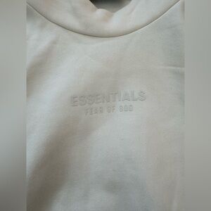 Fear of God XL cream hoodie